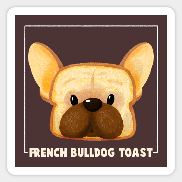 French Bulldog Toast Sticker by BBvineart